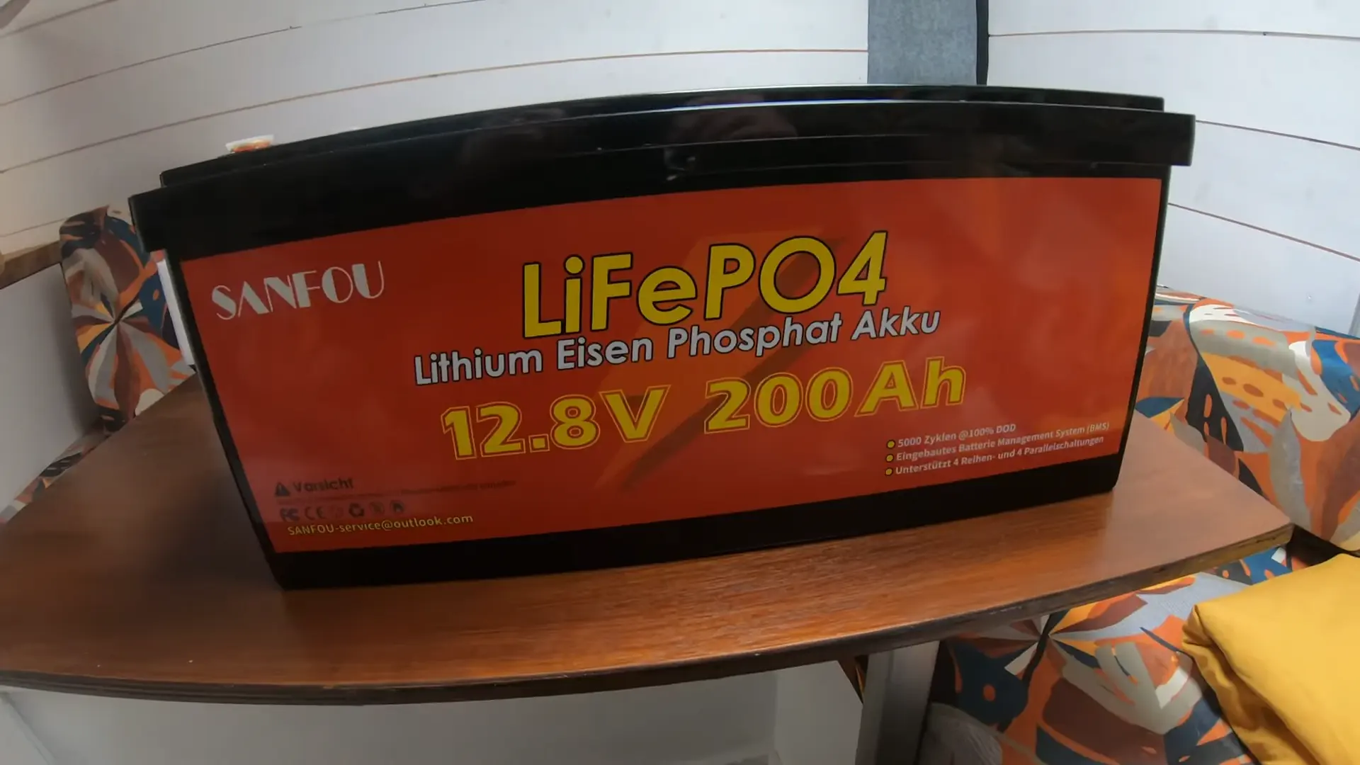 Lithium-Akku 200Ah 12V SANFOU 